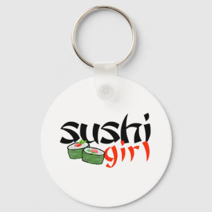 Sushi Girl Key Ring