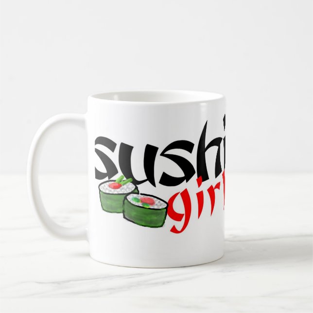 Sushi Girl Mug (Left)