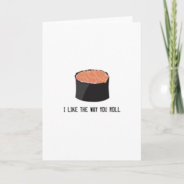 SUSHI GREETING CARD (Front)