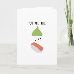 SUSHI GREETING CARD