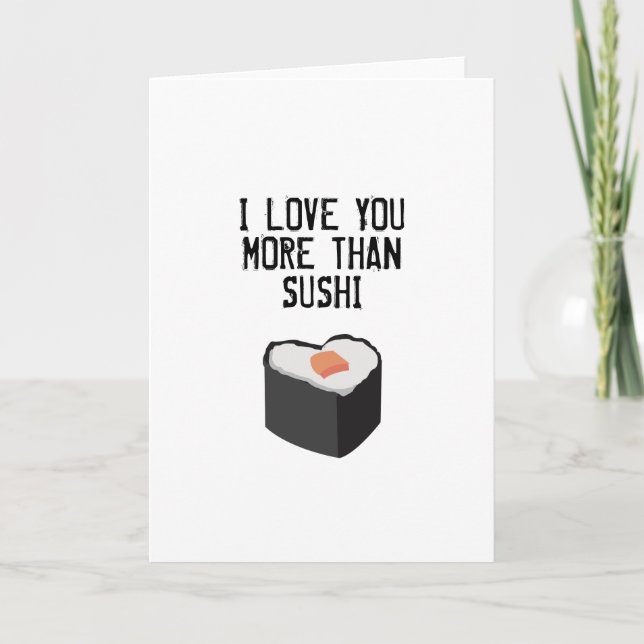 SUSHI GREETING CARD (Front)