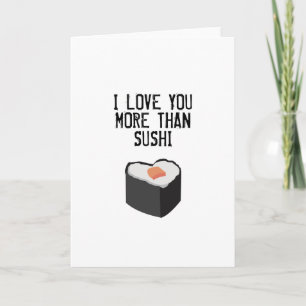 SUSHI GREETING CARD