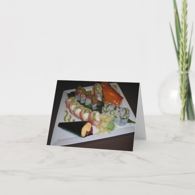 "Sushi" Greeting Card (Front)