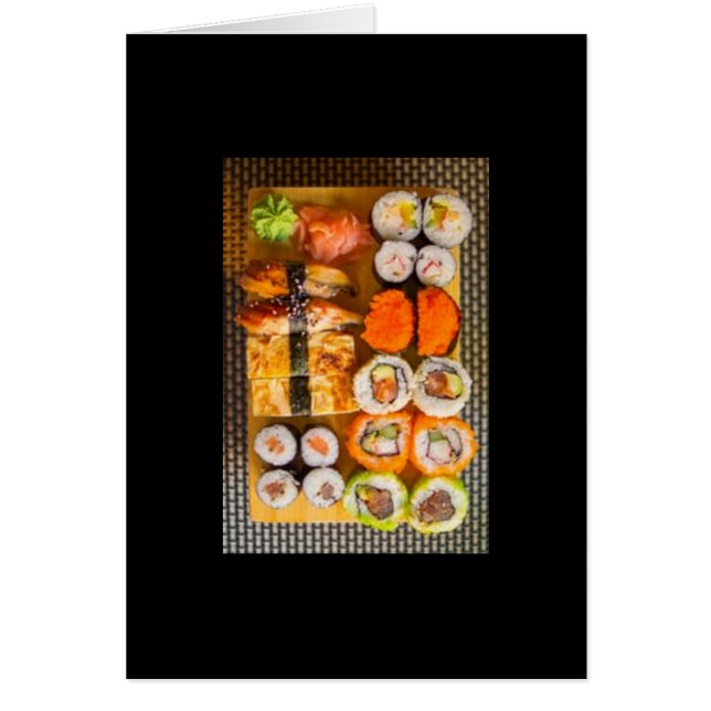 Sushi 🍣 greeting card (Front)