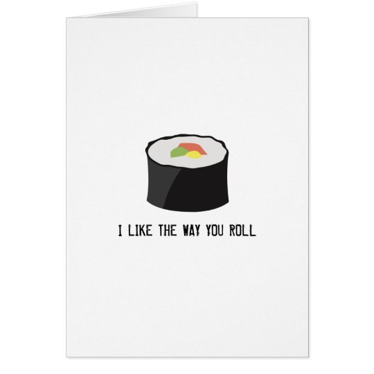 SUSHI GREETING CARD