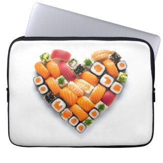 Sushi heart laptop sleeve
