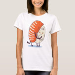 Sushi Hug Cute Kawaii Japanese T-Shirt<br><div class="desc">If you love eating sushi you need to purchase this hilarious romantic Sushi Hug Cute Kawaii Japanese Food tee for a party, Valentine's Day or buy it for a boyfriend or a girlfriend sushi lover with a sense of humour. This cool funny shirt features hugging salmon and rice. The tee...</div>