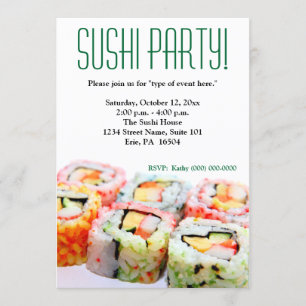 Sushi Invitation