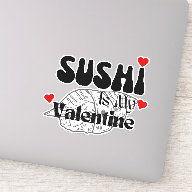 Sushi Is My Valentine, sushi (Detail)