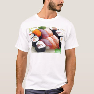 Sushi Japanese Asian Food Raw Sashimi Fresh Roll T-Shirt