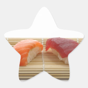 Sushi Japanese Delicious Asian Food Yummy Star Sticker