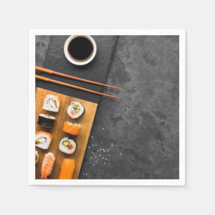 Sushi Japanese stylish elegant dinner party Napkin