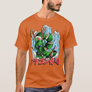 Sushi Kaiju Dragon Japan Manga Anime Fans T-Shirt