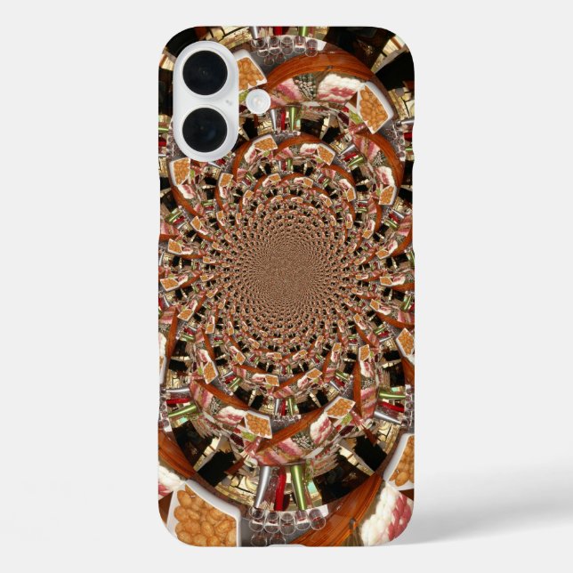 Sushi kaleidoscope motif design Case-Mate iPhone case (Back)
