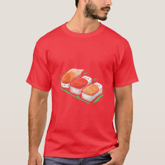 Sushi Kawaii Japanese Food Happy Sushi boy T-Shirt