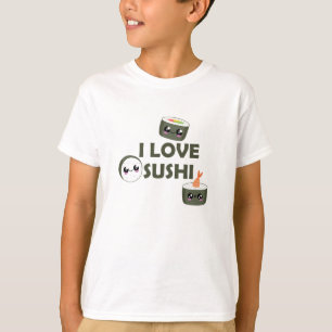 Sushi Love Cute Cawaii Food Favourite Food T-Shirt