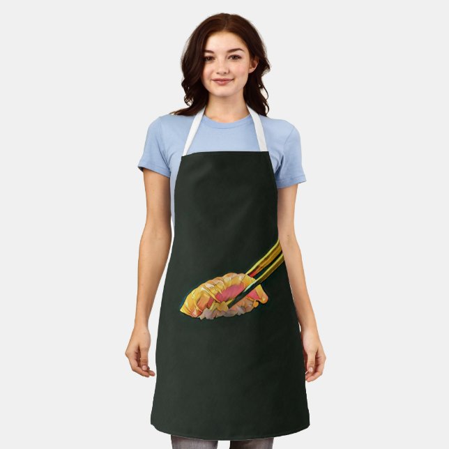 Sushi lover gift apron (Worn)
