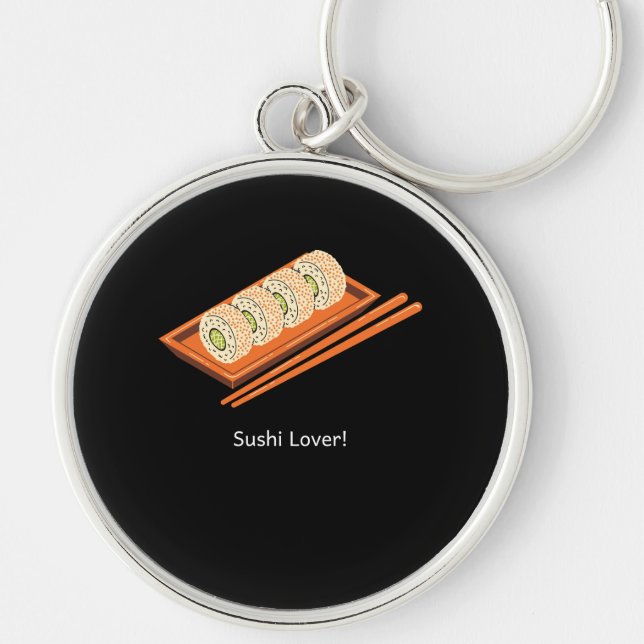 Sushi Lover Key Ring (Front)