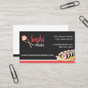 Sushi Maki Business Card