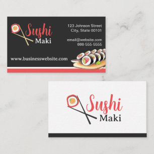 Sushi Maki Business Card
