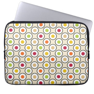 Sushi Maki Polka Dots Laptop Sleeve