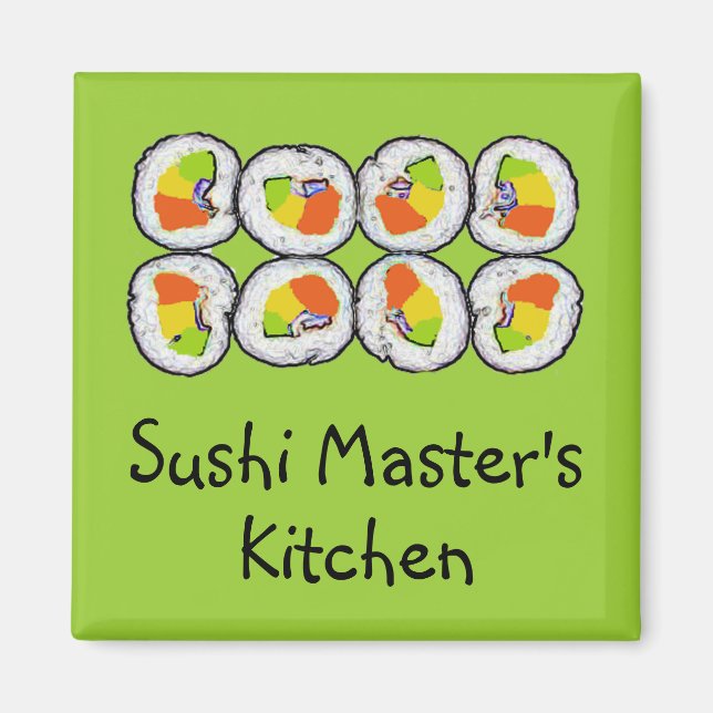 Sushi Master's Magnet (Front)