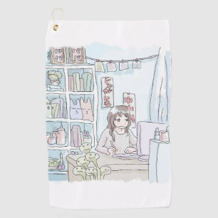 SUSHI MISCELLANEOUS SHELF GOLF TOWEL