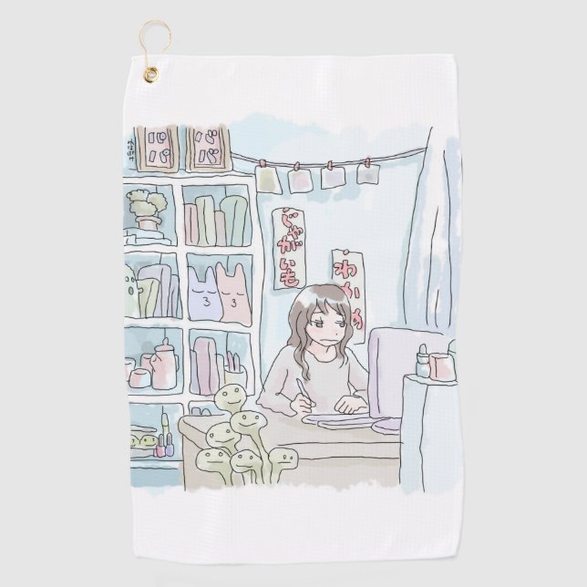 SUSHI MISCELLANEOUS SHELF GOLF TOWEL (Front)