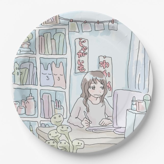 SUSHI MISCELLANEOUS SHELF PAPER PLATE (Front)