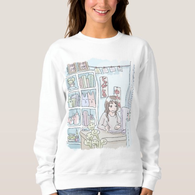 SUSHI MISCELLANEOUS SHELF SWEATSHIRT (Front)