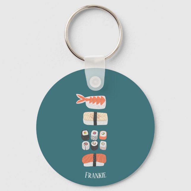 Sushi Name Key Ring (Front)