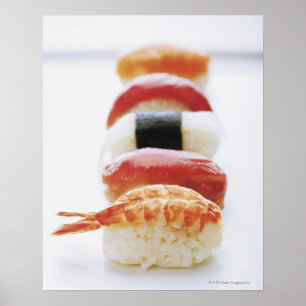 Sushi, Nigiri, close-up Poster