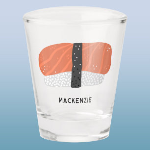 Sushi Nigiri Japanese Food Art Personalised Shot Glass