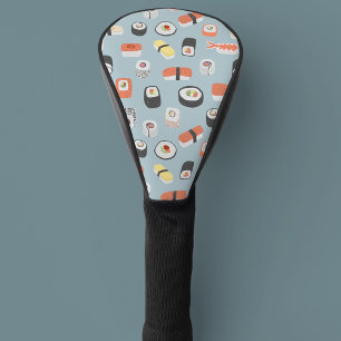 Sushi Nigiri Maki Roll Patterned Golf Head Cover