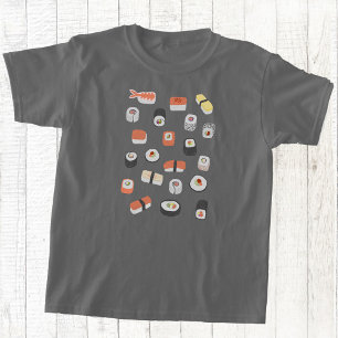 Sushi Nigiri Sashimi Maki Roll Name T-Shirt