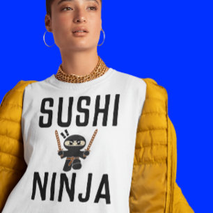SUSHI NINJA Funny T-Shirts 