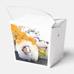 Sushi on a plate favour box