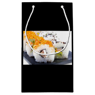 Sushi on a plate small gift bag