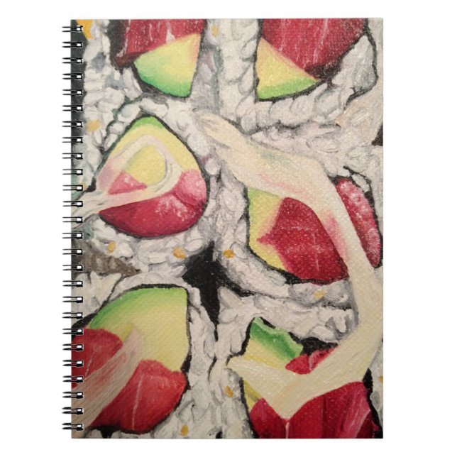 Sushi Painting Notebook (Front)