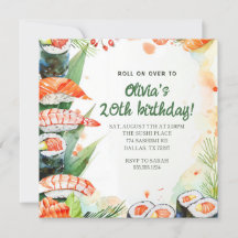 Sushi Party Birthday