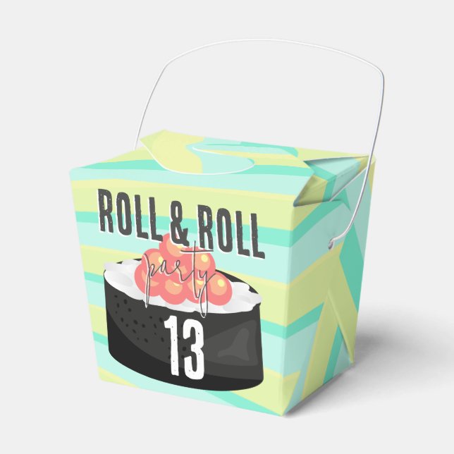 Sushi party favour box (Front Side)