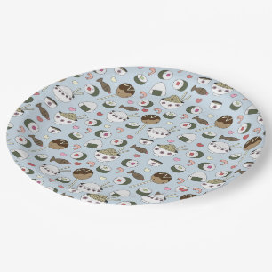 Sushi Party Paper Plates