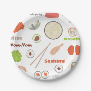 Sushi Party Plates