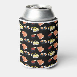Sushi pattern can cooler