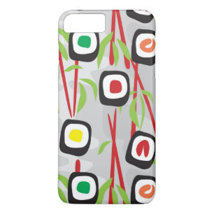 Sushi Pattern iPhone 8 Plus/7 Plus Case