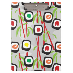 Sushi Pattern Clipboard