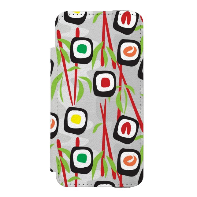 Sushi Pattern Incipio iPhone Wallet Case (Folio Front)