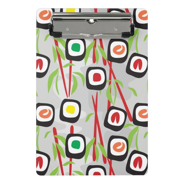 Sushi Pattern Mini Clipboard (Front)