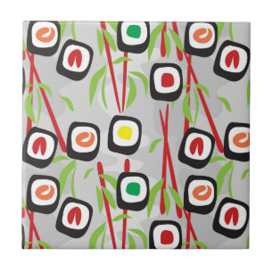 Sushi Pattern Tile