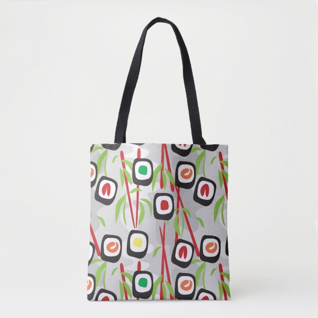 Sushi Pattern Tote Bag (Front)